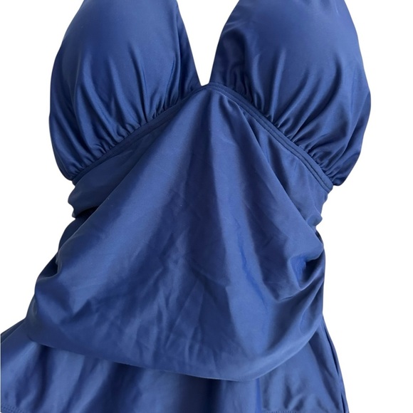 You Dian Navy Blue One Piece Bathing Suit Size XL NWT - Picture 10 of 16